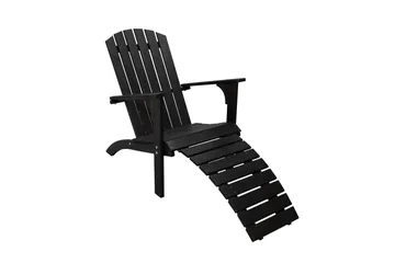 Rolston Dekkstol - Kaffesvart - Hagemøbler & utemiljø - Stoler & Lenestoler - Solstoler - Dekkstol