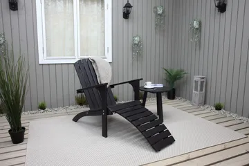 Rolston Dekkstol - Kaffesvart - Hagemøbler & utemiljø - Stoler & Lenestoler - Solstoler - Dekkstol