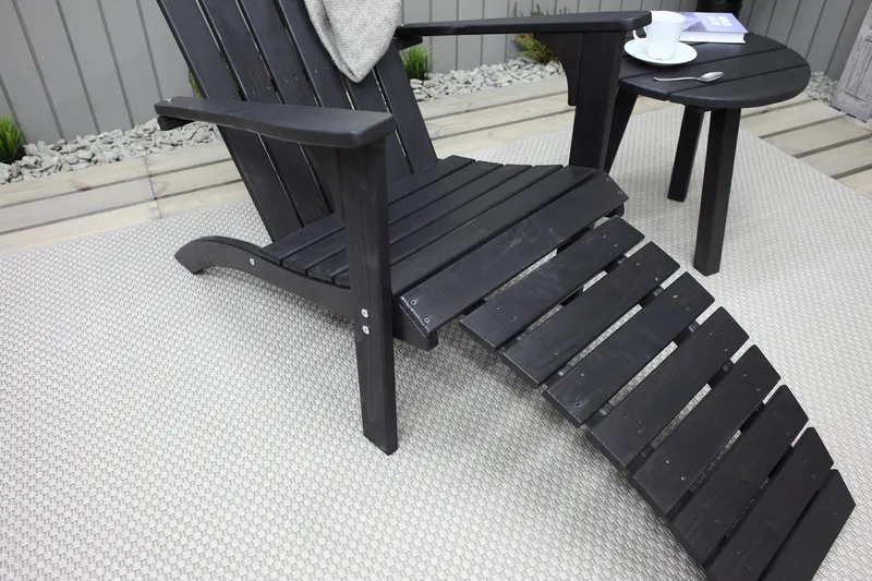 Rolston Dekkstol - Kaffesvart - Hagemøbler & utemiljø - Stoler & Lenestoler - Solstoler - Dekkstol