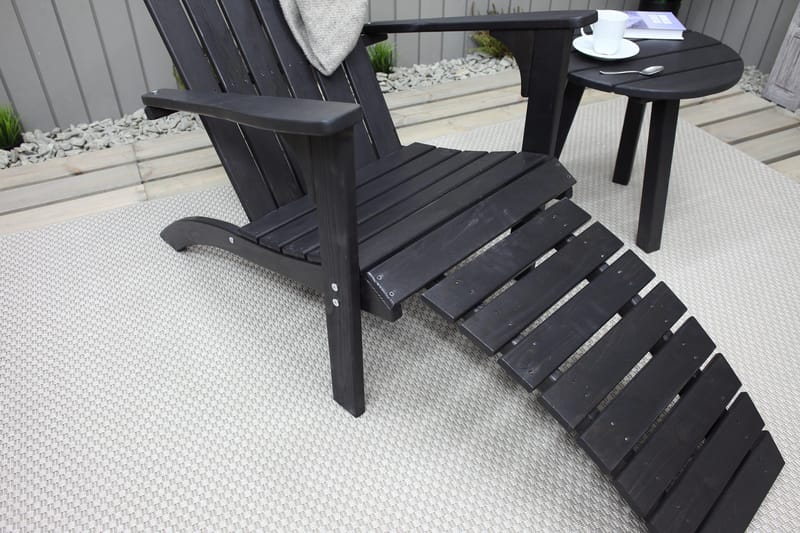 Rolston Dekkstol - Kaffesvart - Hagemøbler & utemiljø - Stoler & Lenestoler - Solstoler - Dekkstol