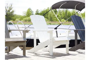 Sjurby Dekkstol - Hvit - Hagemøbler & utemiljø - Stoler & Lenestoler - Solstoler - Dekkstol