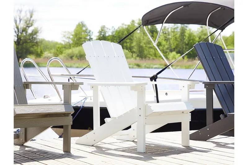 Sjurby Dekkstol - Hvit - Hagemøbler & utemiljø - Stoler & Lenestoler - Solstoler - Dekkstol