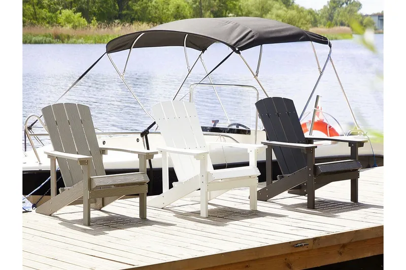 Sjurby Dekkstol - Hvit - Hagemøbler & utemiljø - Stoler & Lenestoler - Solstoler - Dekkstol