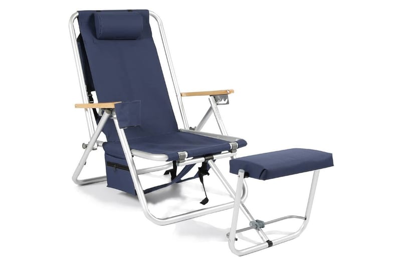 Friluftsstol Fritab ROXY med kjølebag/mobil-lomme, Marine