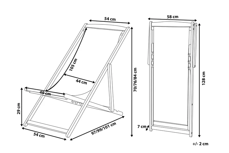 Gjengene Solstol - Brun - Hagemøbler & utemiljø - Stoler & Lenestoler - Solstoler