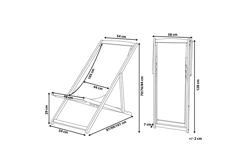 Gjengene Solstol - Brun - Hagemøbler & utemiljø - Stoler & Lenestoler - Solstoler