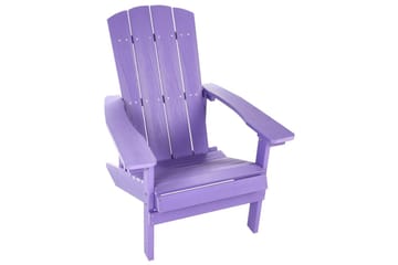 Hagestol Adirondack - Fiolett, 75x88x88 cm - Hagemøbler & utemiljø - Stoler & Lenestoler - Solstoler - Dekkstol