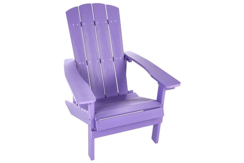 Hagestol Adirondack - Fiolett, 75x88x88 cm - Hagemøbler & utemiljø - Stoler & Lenestoler - Solstoler - Dekkstol