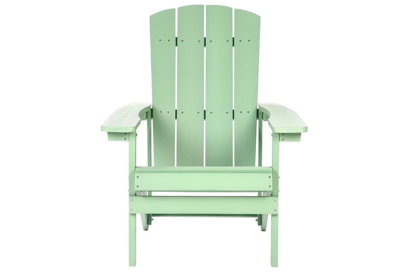 Hagestol Adirondack - Grønn, 75x88x88 cm - Hagemøbler & utemiljø - Stoler & Lenestoler - Solstoler - Dekkstol