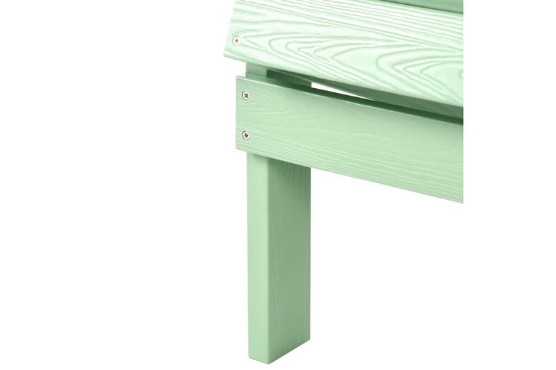 Hagestol Adirondack - Grønn, 75x88x88 cm - Hagemøbler & utemiljø - Stoler & Lenestoler - Solstoler - Dekkstol