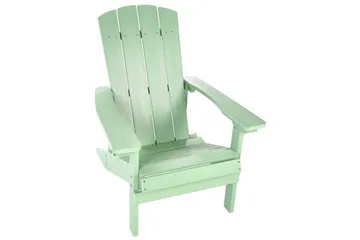Hagestol Adirondack - Grønn, 75x88x88 cm - Hagemøbler & utemiljø - Stoler & Lenestoler - Solstoler - Dekkstol