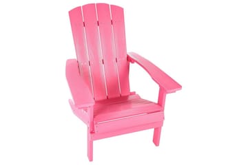 Hagestol Adirondack - Rosa, 75x88x88 cm - Hagemøbler & utemiljø - Stoler & Lenestoler - Solstoler - Dekkstol