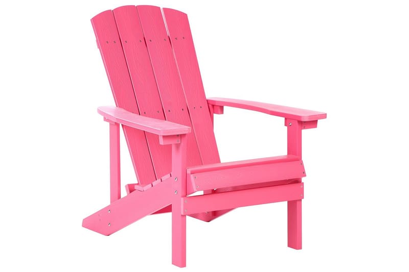 Hagestol Adirondack - Rosa, 75x88x88 cm - Hagemøbler & utemiljø - Stoler & Lenestoler - Solstoler - Dekkstol