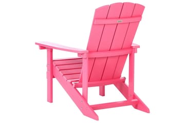 Hagestol Adirondack - Rosa, 75x88x88 cm - Hagemøbler & utemiljø - Stoler & Lenestoler - Solstoler - Dekkstol