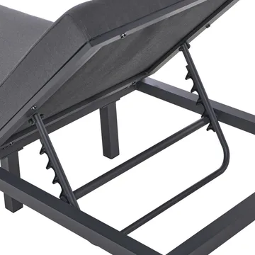 Solstol Lariano - Grå - Hagemøbler & utemiljø - Stoler & Lenestoler - Solstoler