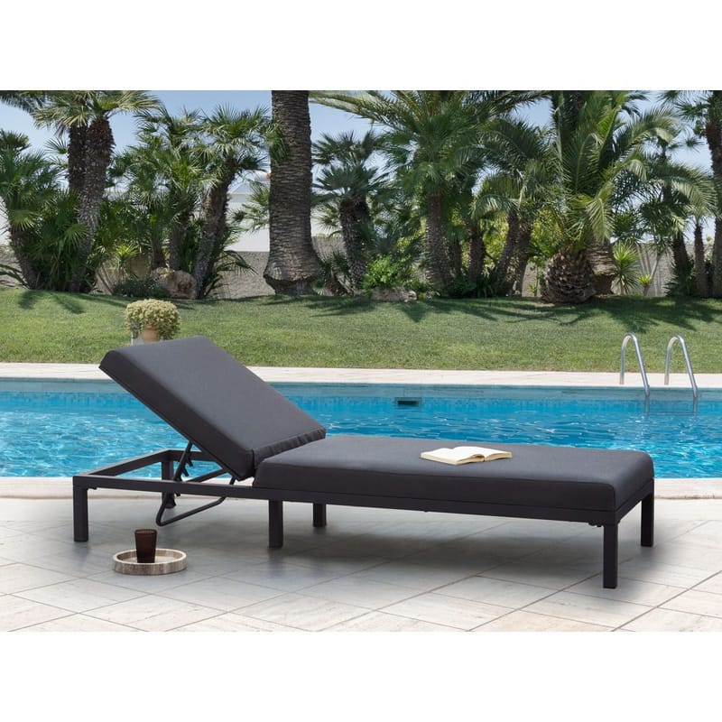 Solstol Lariano - Grå - Hagemøbler & utemiljø - Stoler & Lenestoler - Solstoler