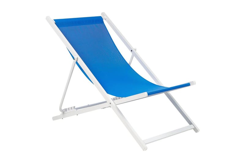 Solstol Locri Ii - Blå, Hvit - Hagemøbler & utemiljø - Stoler & Lenestoler - Solstoler