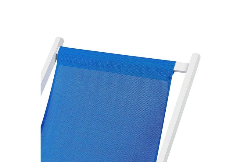 Solstol Locri Ii - Blå, Hvit - Hagemøbler & utemiljø - Stoler & Lenestoler - Solstoler