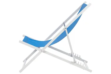 Solstol Locri Ii - Blå, Hvit - Hagemøbler & utemiljø - Stoler & Lenestoler - Solstoler