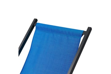 Solstol Locri Ii - Blå, Svart - Hagemøbler & utemiljø - Stoler & Lenestoler - Solstoler