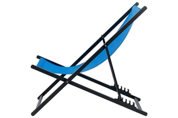 Solstol Locri Ii - Blå, Svart - Hagemøbler & utemiljø - Stoler & Lenestoler - Solstoler