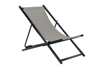 Solstol Locri Ii - Grå, svart - Hagemøbler & utemiljø - Stoler & Lenestoler - Solstoler