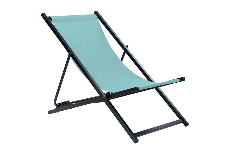Solstol Locri Ii - Turkis, Svart - Hagemøbler & utemiljø - Stoler & Lenestoler - Solstoler