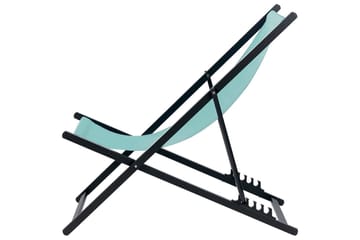 Solstol Locri Ii - Turkis, Svart - Hagemøbler & utemiljø - Stoler & Lenestoler - Solstoler