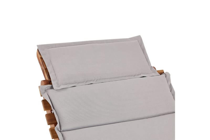 Solstol Luino - Lyst tre, grå - Hagemøbler & utemiljø - Stoler & Lenestoler - Solsenger & solvogner