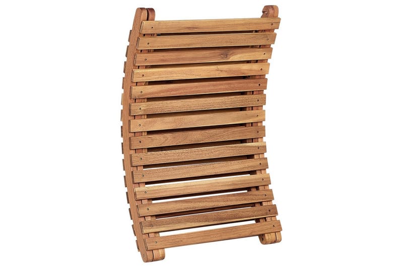 Solstol Luino - Lyst tre, hvit - Hagemøbler & utemiljø - Stoler & Lenestoler - Solsenger & solvogner