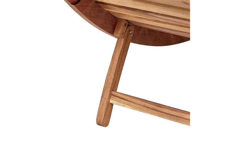 Solstol Luino - Lyst tre, hvit - Hagemøbler & utemiljø - Stoler & Lenestoler - Solsenger & solvogner