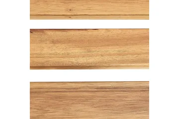 Solstol Luino - Lyst tre, hvit - Hagemøbler & utemiljø - Stoler & Lenestoler - Solsenger & solvogner