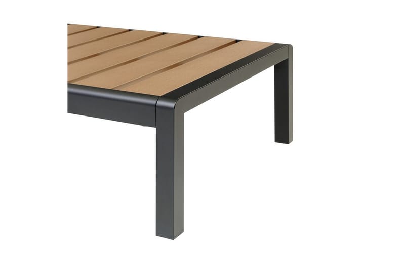 Solstol Nardo - Lyst tre, svart - Hagemøbler & utemiljø - Stoler & Lenestoler - Solsenger & solvogner