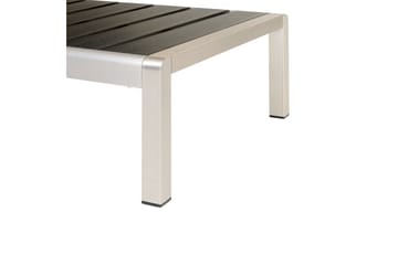 Solstol Nardo - Svart, Sølv - Hagemøbler & utemiljø - Stoler & Lenestoler - Solsenger & solvogner