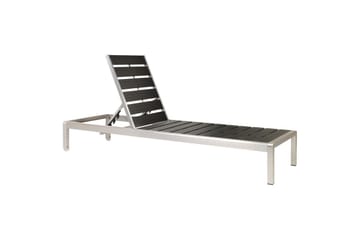 Solstol Nardo - Svart, Sølv - Hagemøbler & utemiljø - Stoler & Lenestoler - Solsenger & solvogner