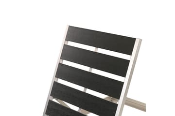 Solstol Nardo - Svart, Sølv - Hagemøbler & utemiljø - Stoler & Lenestoler - Solsenger & solvogner