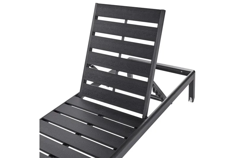 Solstol Nardo - Svart - Hagemøbler & utemiljø - Stoler & Lenestoler - Solsenger & solvogner