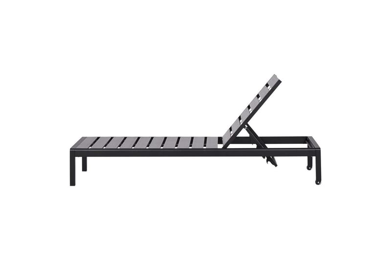 Solstol Nardo - Svart - Hagemøbler & utemiljø - Stoler & Lenestoler - Solsenger & solvogner