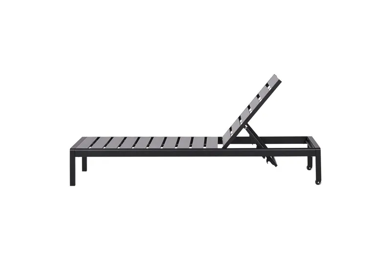 Solstol Nardo - Svart - Hagemøbler & utemiljø - Stoler & Lenestoler - Solsenger & solvogner