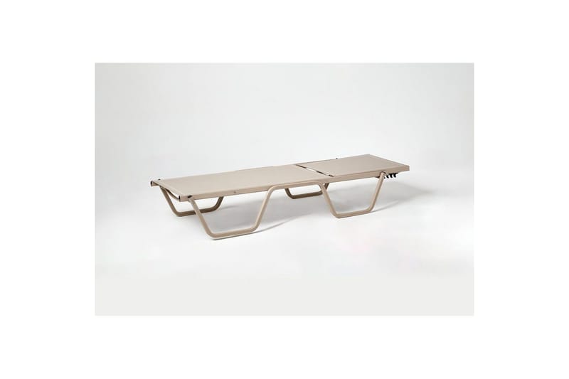 Solstol- og Sidebordsett (2 deler) Azoula Beige - Beige - Hagemøbler & utemiljø - Stoler & Lenestoler - Solstoler