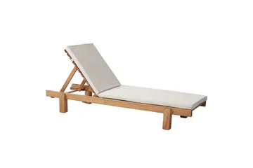 Solstol Rigil Krem - Cremehvit - Hagemøbler & utemiljø - Stoler & Lenestoler - Solsenger & solvogner