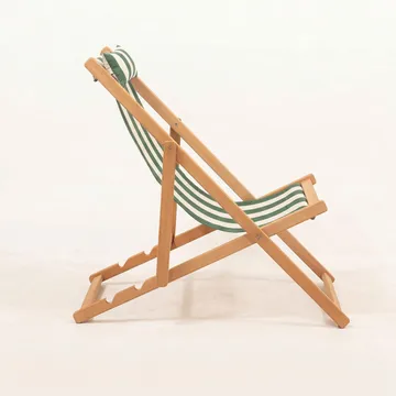 Romira Solseng utendørs - Grønn og hvit - Hagemøbler & utemiljø - Stoler & Lenestoler - Solstoler - Dekkstol