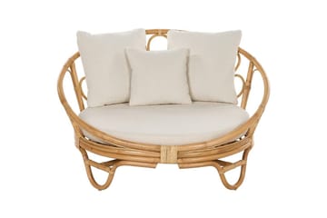 Solstol Rossano - Naturlig, beige - Hagemøbler & utemiljø - Stoler & Lenestoler - Utelenestoler
