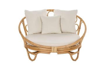 Solstol Rossano - Naturlig, beige - Hagemøbler & utemiljø - Stoler & Lenestoler - Utelenestoler