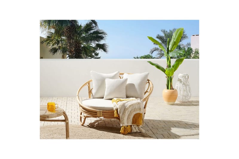 Solstol Rossano - Naturlig, beige - Hagemøbler & utemiljø - Stoler & Lenestoler - Utelenestoler