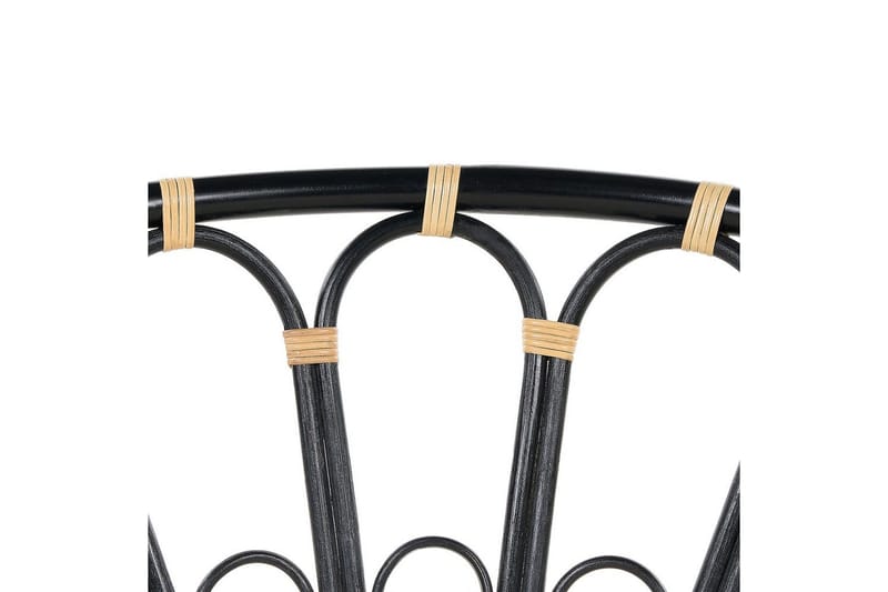 Solstol Rossano - Svart, beige - Hagemøbler & utemiljø - Stoler & Lenestoler - Utelenestoler