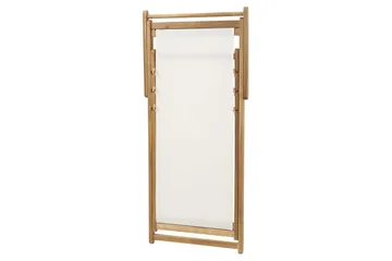 Solstol sett med 2 Anzio - lyst tre/off-white dyremønster - Hagemøbler & utemiljø - Stoler & Lenestoler - Solstoler