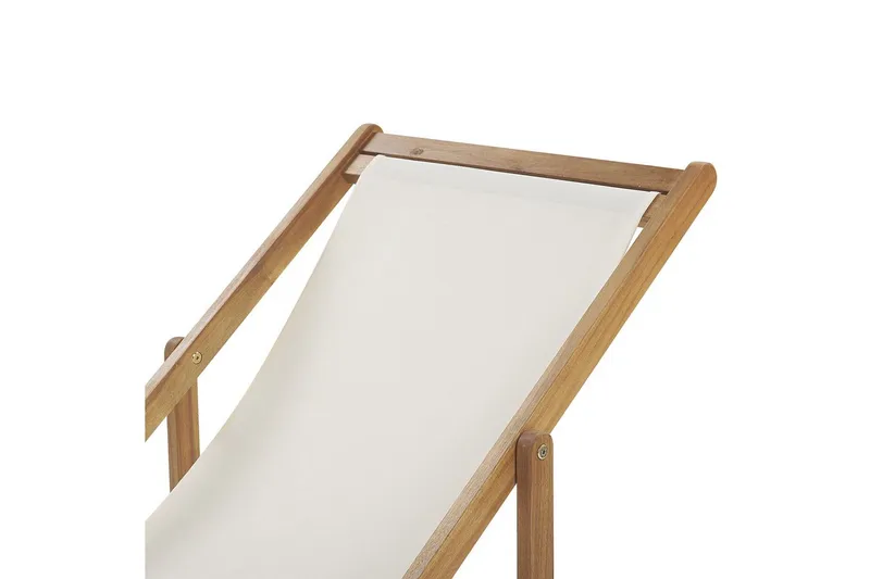 Solstol sett med 2 Anzio - lyst tre/off-white/rød blomster mønster - Hagemøbler & utemiljø - Stoler & Lenestoler - Solstoler