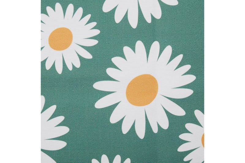 Solstol sett med 2 Anzio - mørkt tre/off-white kamillemønster - Hagemøbler & utemiljø - Stoler & Lenestoler - Solstoler