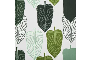 Solstol sett med 2 Anzio - mørkt tre/off-white/grønt løvmønster - Hagemøbler & utemiljø - Stoler & Lenestoler - Solstoler